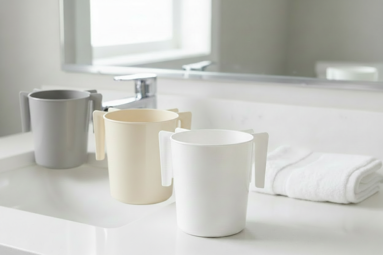 Three Plain Washing Cups