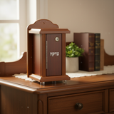 Tzedakah box in home setting