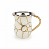 White Gold Kintsugi Washing Cup Front
